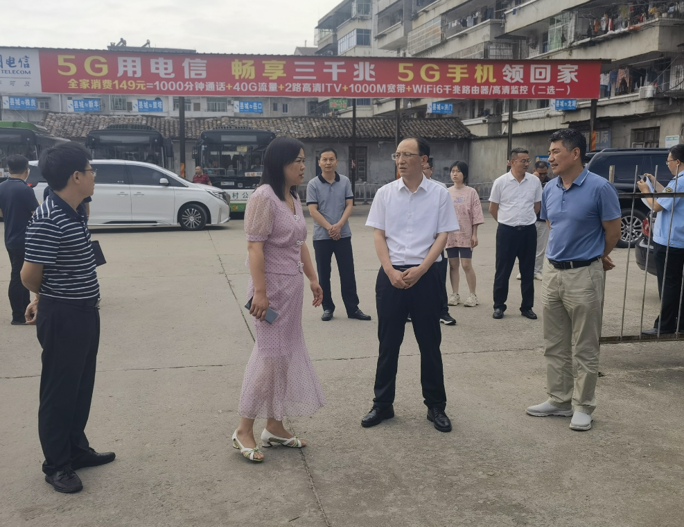 撫州長運：省應急管理廳領導調研南城分公司