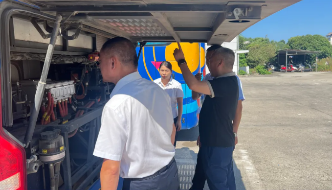 撫州長運：樂安分公司開展車輛安全隱患專項排查